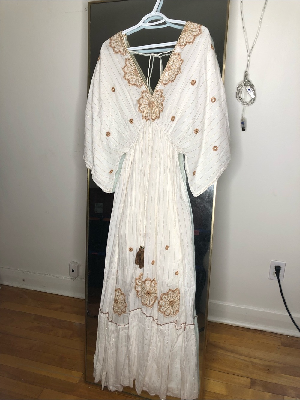 Embroidered Maxi Dress